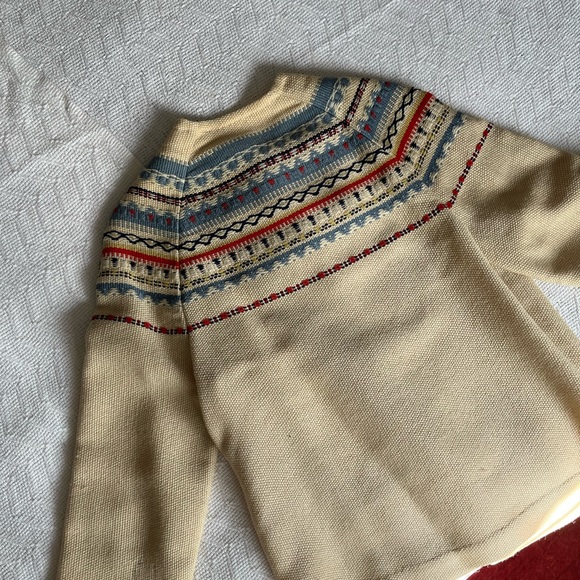 Vintage Handmade Nordic Wool Cardigan/Jacket - Picture 2 of 5